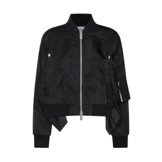sacai Mujer, Chaquetas, Negro, Talla: S