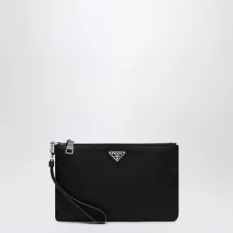 Prada Mera pouch in Re-Nylon and Saffiano leather