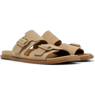 Camper Lluc 2-Strap Sandal in Medium Brown at Nordstrom, Size 42