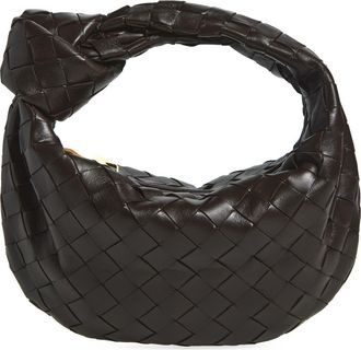 Bottega Veneta Mini Jodie Leather Hobo in Fondant-Gold at Nordstrom
