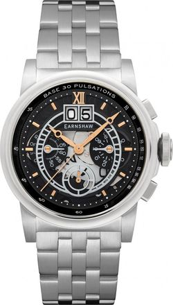 Earnshaw ES-8267-33 Mens Hansom Watch - Silver - One Size