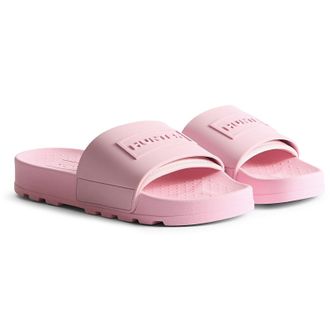 Hunter Core Ge&euml;mbossede Polyurethaan Dames Parfait Roze Slippers