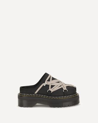 Rick Owens Quad Sole Megalace Mules Female 6.5