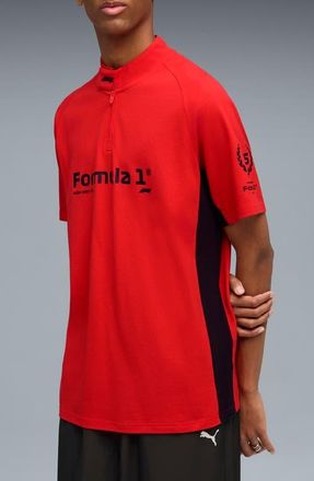 Puma Regular Fit Formula 1 75 Years Graphic Polo in Pop Red at Nordstrom, Size Xx-Large