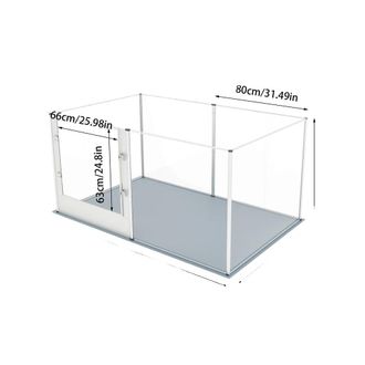 OEM Parque Para Perros, Construcci&oacute;n Duradera, Dise&ntilde;o Vers&aacute;til, Color Plata