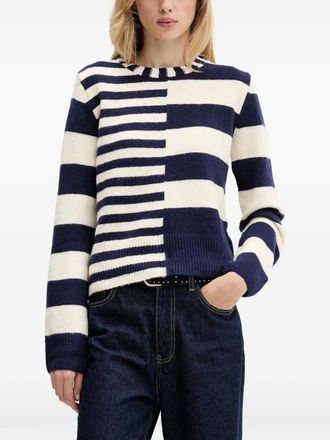 Desigual striped sweater - Blu