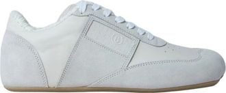 Maison Margiela Su&egrave;de Leren Lage Sneakers - Dames - Sneakers - Wit - 38 EU - Su&egrave;de - Schoenen