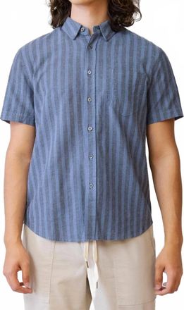 Rails Wilder Top In Marine Sapphire Stripe