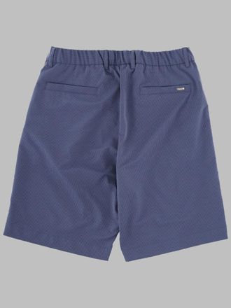 Herno Ribbed Polyester Shorts - Blue