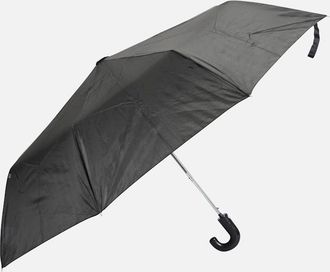 Mountain Warehouse Plain Walking Folding Umbrella - Black - Size: ONE size