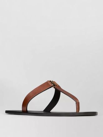 Saint Laurent babylone flat sole thong strap sandals