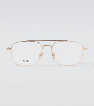 Dior DiorBotanica gold-plated aviator glasses