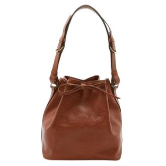Louis Vuitton Pre-owned Bucket Bags, female, Brown, Size: ONE SIZE Pre-owned Petit Noe Epi Shoulder Bag