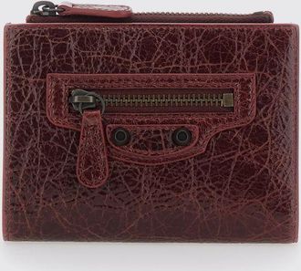 Balenciaga Portafoglio bifold Le City in pelle di agnello Arena