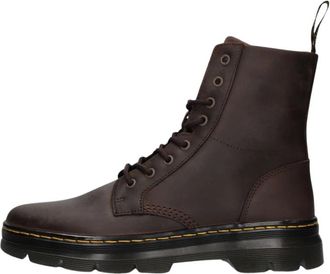 Dr. Martens Combs Lace-up Boot - Heren - Veterlaarzen - Bruin - 43 EU - Leer - Schoenen