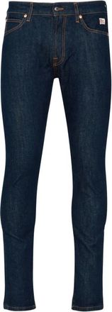 Roy Rogers 517 Weared 10 Jeans - Heren - Slim Fit Jeans - Blauw - W36 - Katoen - Jeans