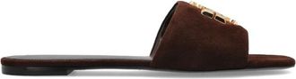Tory Burch Schoenen, Dames, Bruin, 37 EU, Su&egrave;de, Eleanor Slide