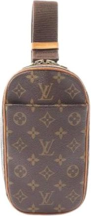 Louis Vuitton Pre-owned Cross Body Bags, unisex, Brown, Size: ONE SIZE Pre-owned Pochette Gange Fanny Pack