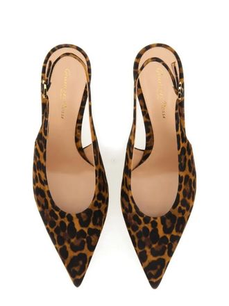Gianvito Rossi Hohe Schuhe - Robbie Slingback - Gr. 37 (EU) - in Braun - f&uuml;r Damen