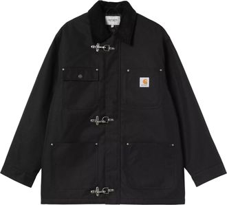 Carhartt Work in Progress Black Adair Water-Repellent Quilted Nylon Coat