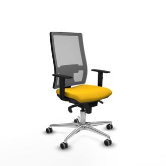 Piqueras y Crespo Piqueras Y Crespo Horna Silla De Escritorio Amarilla Ajustable