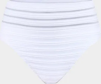 La Blanca Fluid Lines High-Waist Bikini Bottoms