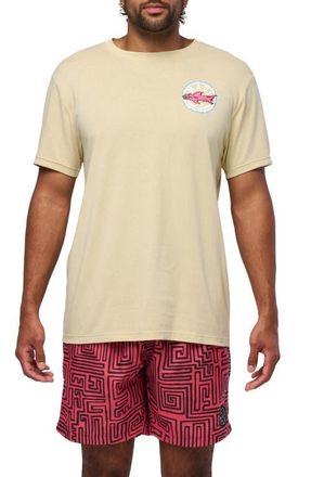 Maui and Sons Aggro Logo Graphic T-Shirt in Sand at Nordstrom, Size Xx-Large