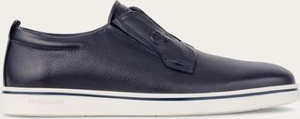 Ferragamo Uomo Derby slip on Blu Taglia 39.5