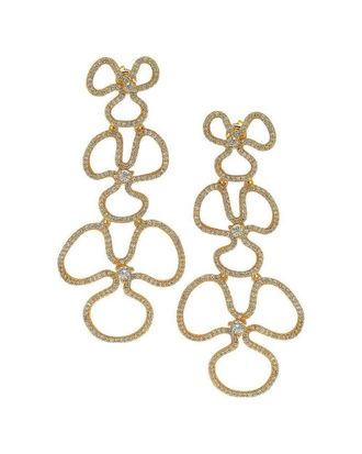 Suzy Levian Suzy Levian Silver Cz Drop Earrings