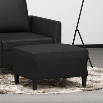 vidaXL vidaXL Poggiapiedi Nero 60x50x41 cm in Similpelle