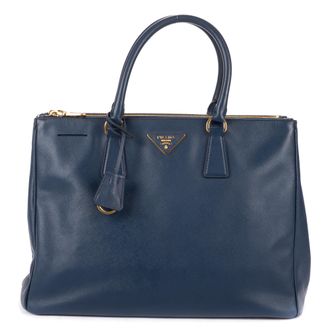 Prada Medium Galleria Double Zip Tote Medium handtas