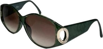 Dior Pre-owned Zonnebril - Dames - Vintage Accessoires - Groen - ONE Size - Vintage