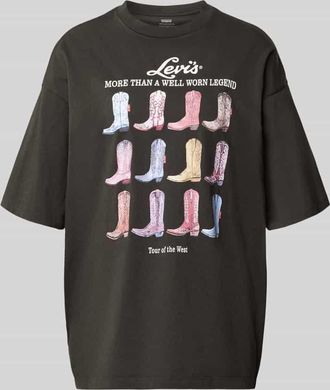 Levi's Loose Fit T-Shirt aus reiner Baumwolle in Black, Gr&ouml;&szlig;e XS