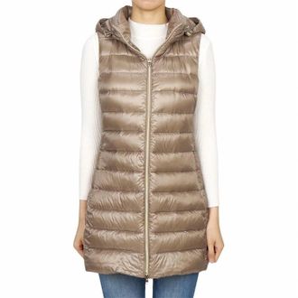 Herno Padded Puffer Vest In Platinum