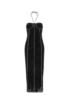 Os&eacute;ree Black Gem Midi Dress