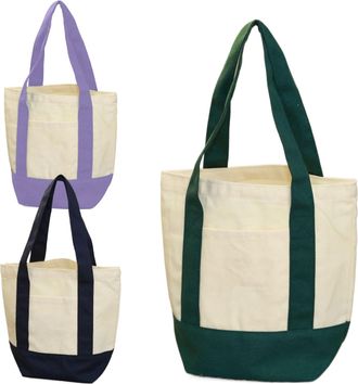 Generic Canvas Shoulder Bag - Reusable Shopping Bags,Trendy Fashion Cotton Tote Ba-g | Reusable Grocery Cloth, Extra Strong Long Handle Double Stitched Ideal 