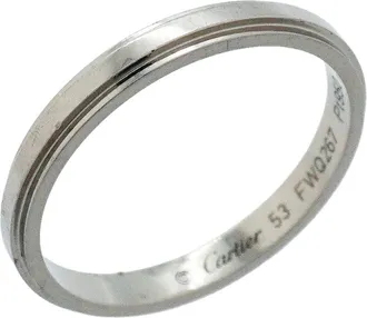 Cartier Platinum 950 Band Ring (Pre-Owned)