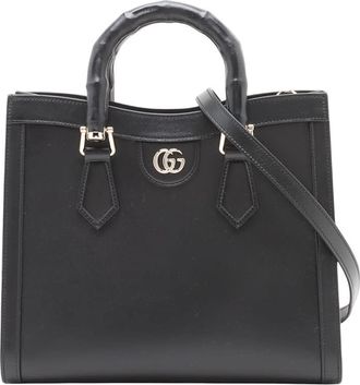 Gucci Pre-owned Gucci Medium Calfskin Bamboo Diana Satchel Ladies I8LZIXBPPHA3SA4A