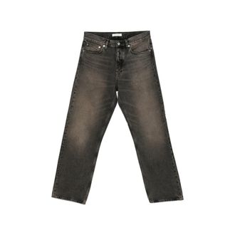 Sunflower Faded-effect Loose-leg Jeans