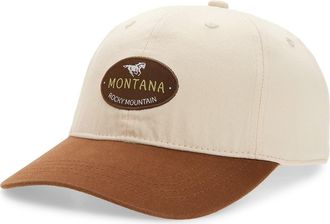 BP. Montana Twill Baseball Cap in Ivory- Brown Montana at Nordstrom