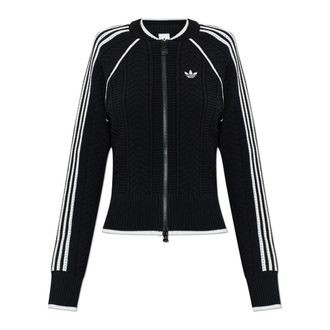 adidas Cardigan met afneembare capuchon - Dames - Vesten - Zwart - M - Leer - Truien & Vesten