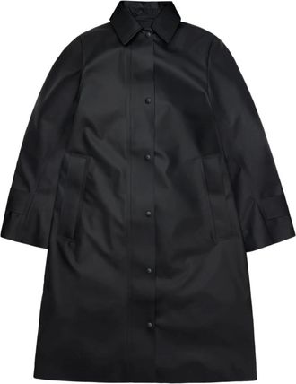 Rains Nara W Long Jacket - Jackets - Mujer - Negro - XS