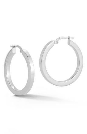 Glaze Jewelry Tube Hoop Earrings in Silver at Nordstrom Rack