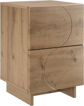 vidaXL Mesa De Noche Roble Artisan 33,5 X 34,5 X 50 Cm Vidaxl