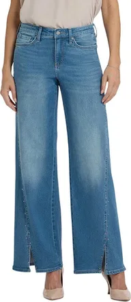 NYDJ Teresa Avenue Blue Wide Leg Jean