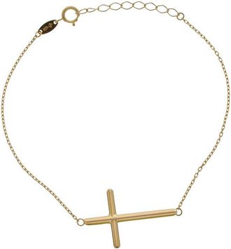 Italian Gold, Inc 10K Adjustable Cross Bracelet