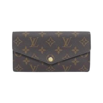 Louis Vuitton Pre-owned Wallets, female, Brown, Size: ONE SIZE Pre-owned Monogram Long Wallet