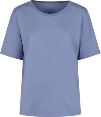 Herno T-Shirt - Dames - T-shirts - Blauw - M - Tops