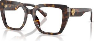 Dolce & Gabbana 53mm Square optical glasses in Tortoise at Nordstrom