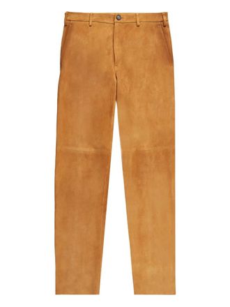Slowear suede trousers - Brown